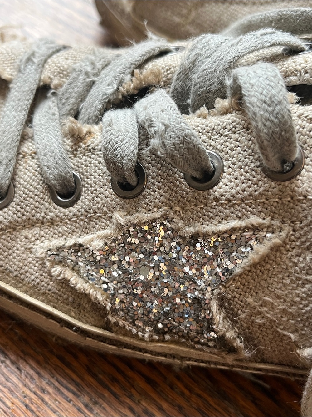 GOLDEN GOOSE DISTRESSED STAR SNEAKERS 35 - Picture 7 of 9